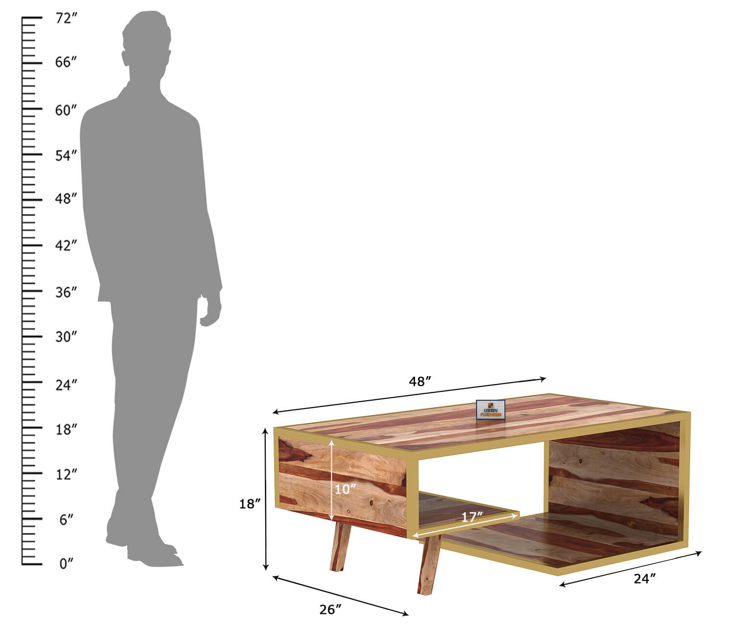 Insisive Coffee Table - Urbnfurnish