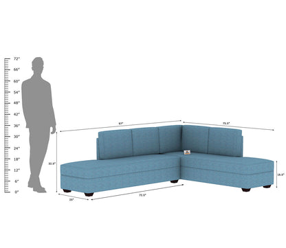 Preludio L Shape Right Aligned   Sofa - Urbnfurnish