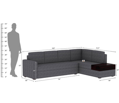 Surround L Shape Right Aligned   Sofa - Urbnfurnish