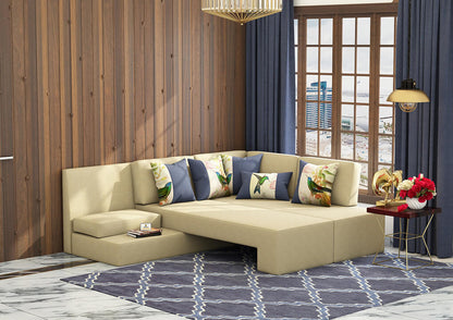 Casper L Shape Right Aligned   Sofa Cum Bed - Urbnfurnish