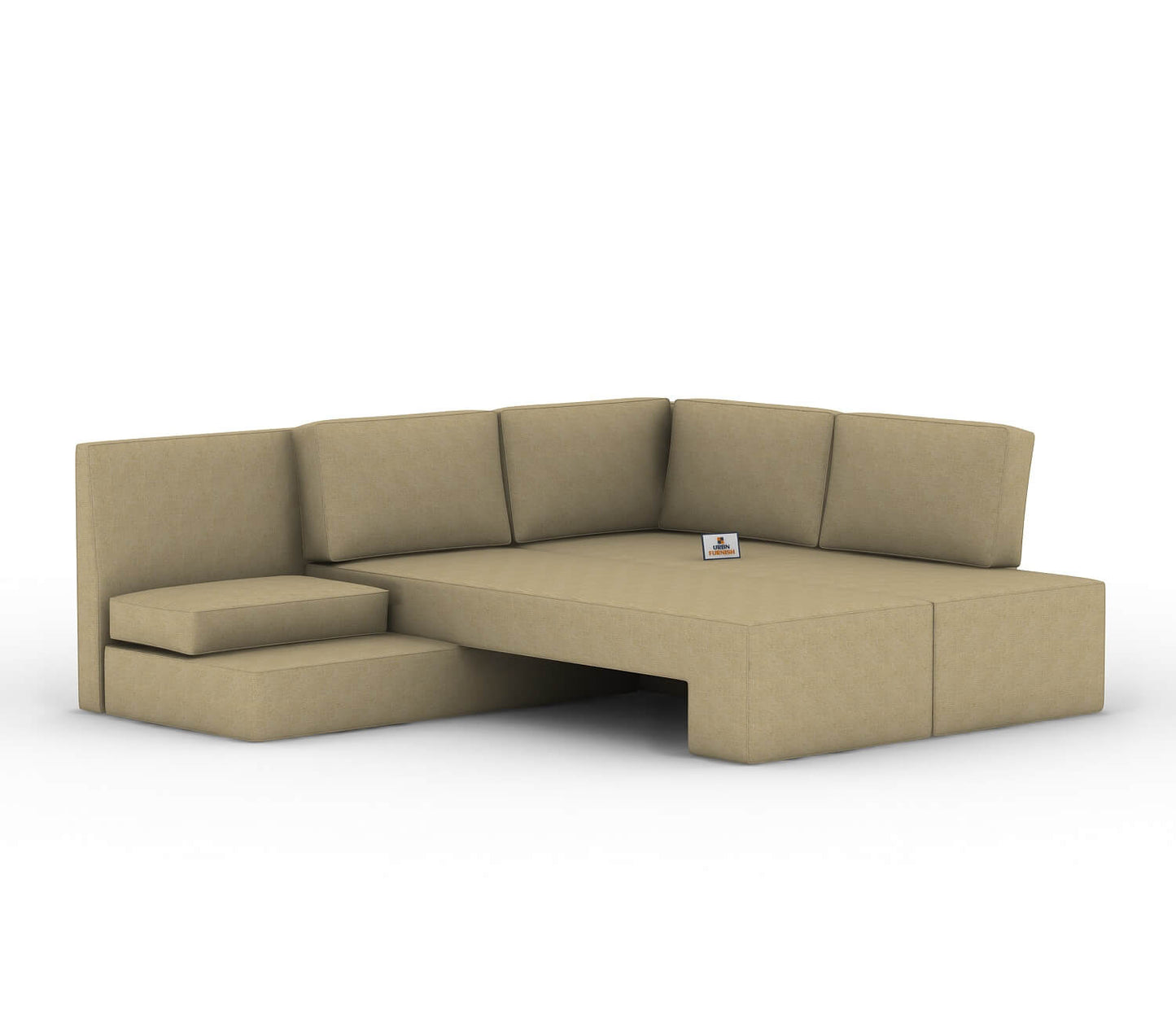 Casper L Shape Right Aligned   Sofa Cum Bed - Urbnfurnish
