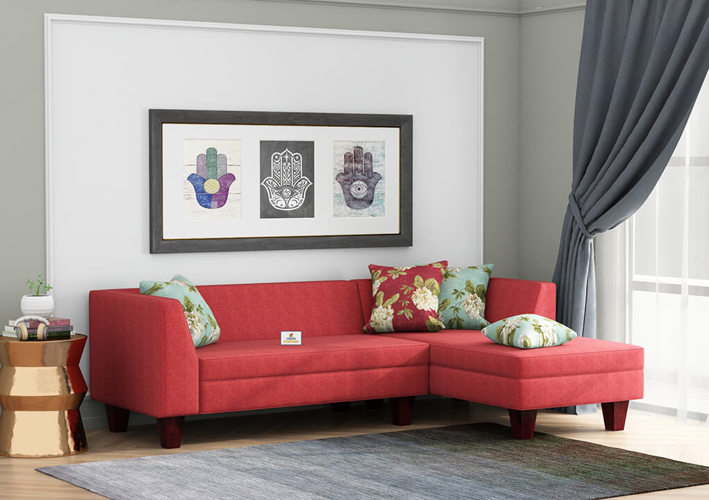 Dorian L Shape Right Aligned Sofa - Urbnfurnish