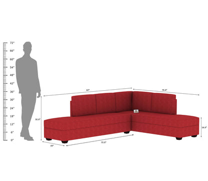 Preludio L Shape Right Aligned   Sofa - Urbnfurnish