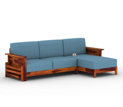 Colosseo L Shape Right Aligned Wooden Sofa - Urbnfurnish