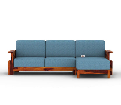 Colosseo L Shape Right Aligned Wooden Sofa - Urbnfurnish