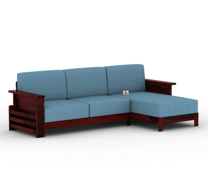 Colosseo L Shape Right Aligned Wooden Sofa - Urbnfurnish
