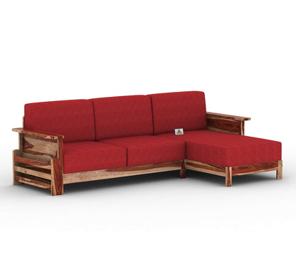 Colosseo L Shape Right Aligned Wooden Sofa - Urbnfurnish