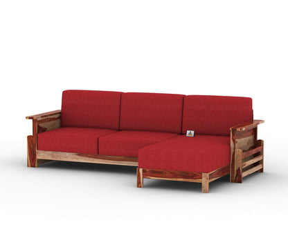 Colosseo L Shape Right Aligned Wooden Sofa - Urbnfurnish