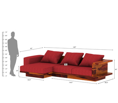 Notturno L Shape Left Aligned   Sofa - Urbnfurnish