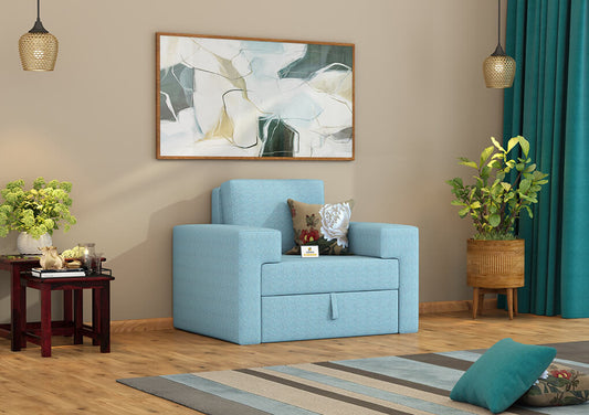 Mangata Fabric 1 Seater Sofa - Urbnfurnish