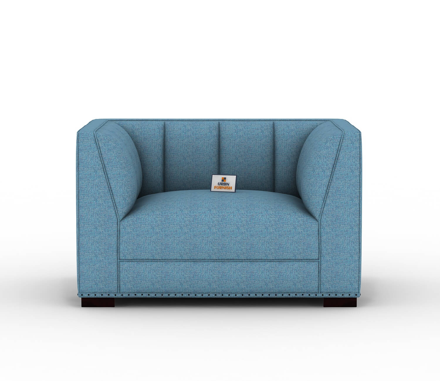 Belrose Fabric 1 Seater Sofa - Urbnfurnish