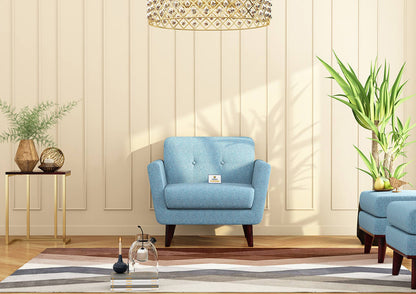 Tivoli Fabric 1 Seater Sofa - Urbnfurnish