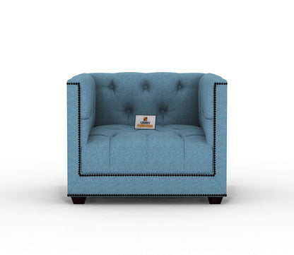 Ollie Fabric 1 Seater Sofa - Urbnfurnish