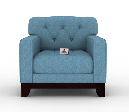 Bells Fabric 1 Seater Sofa - Urbnfurnish