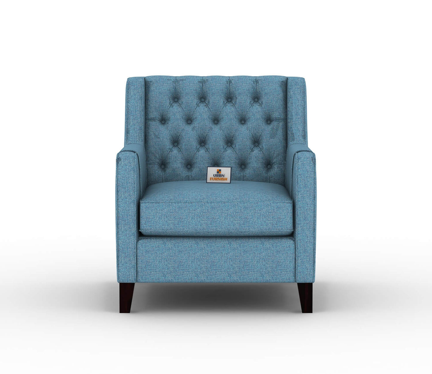 Dakota Fabric 1 Seater Sofa - Urbnfurnish