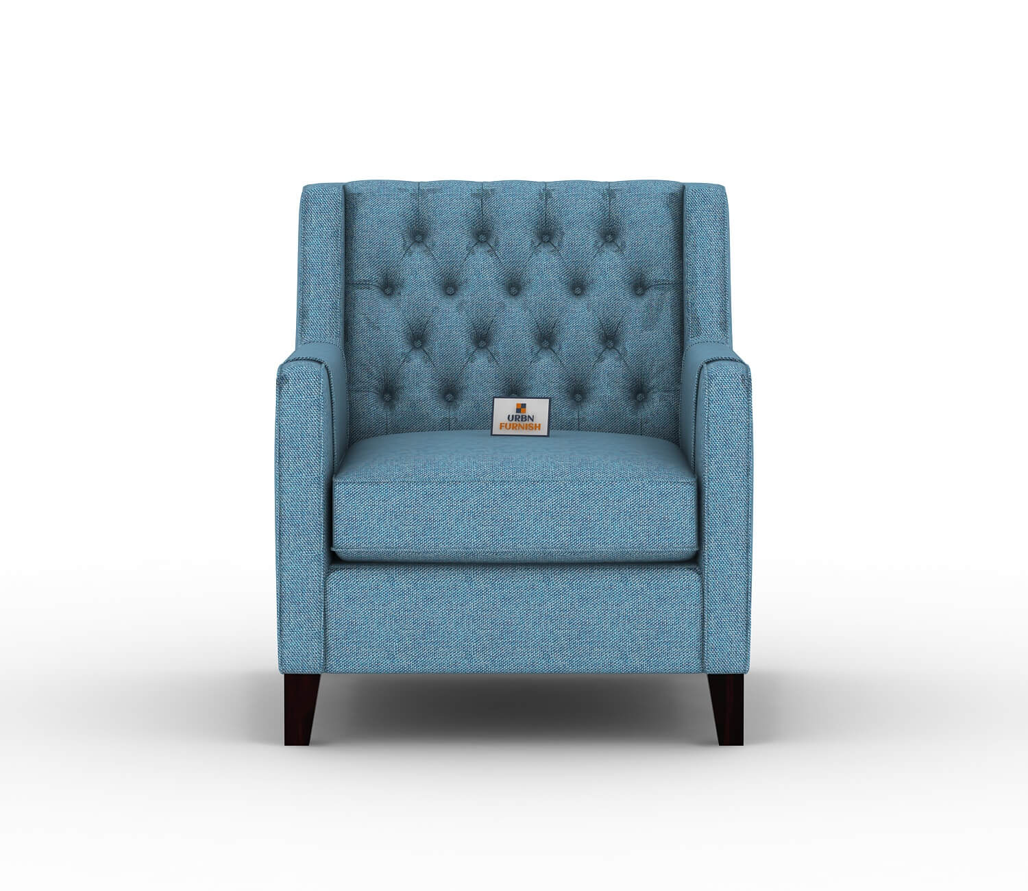 Dakota Fabric 1 Seater Sofa - Urbnfurnish
