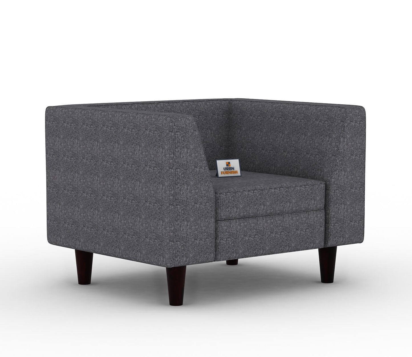 Forelsket Fabric 1 Seater Sofa - Urbnfurnish