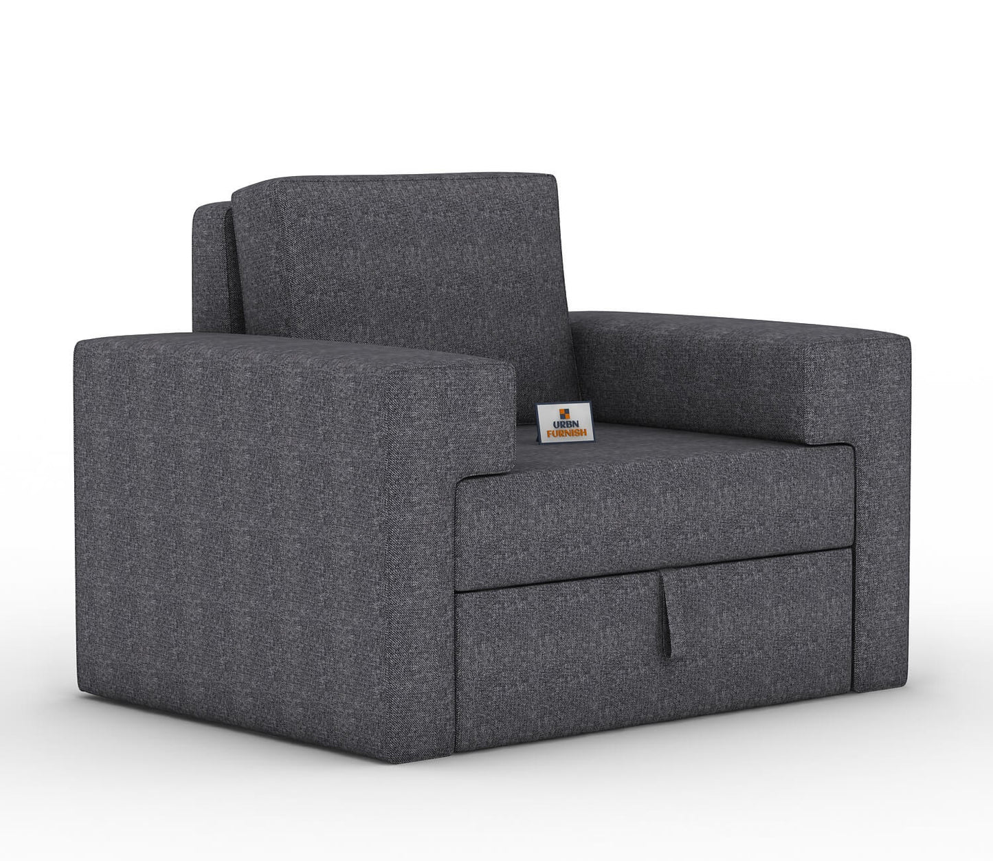 Mangata Fabric 1 Seater Sofa - Urbnfurnish
