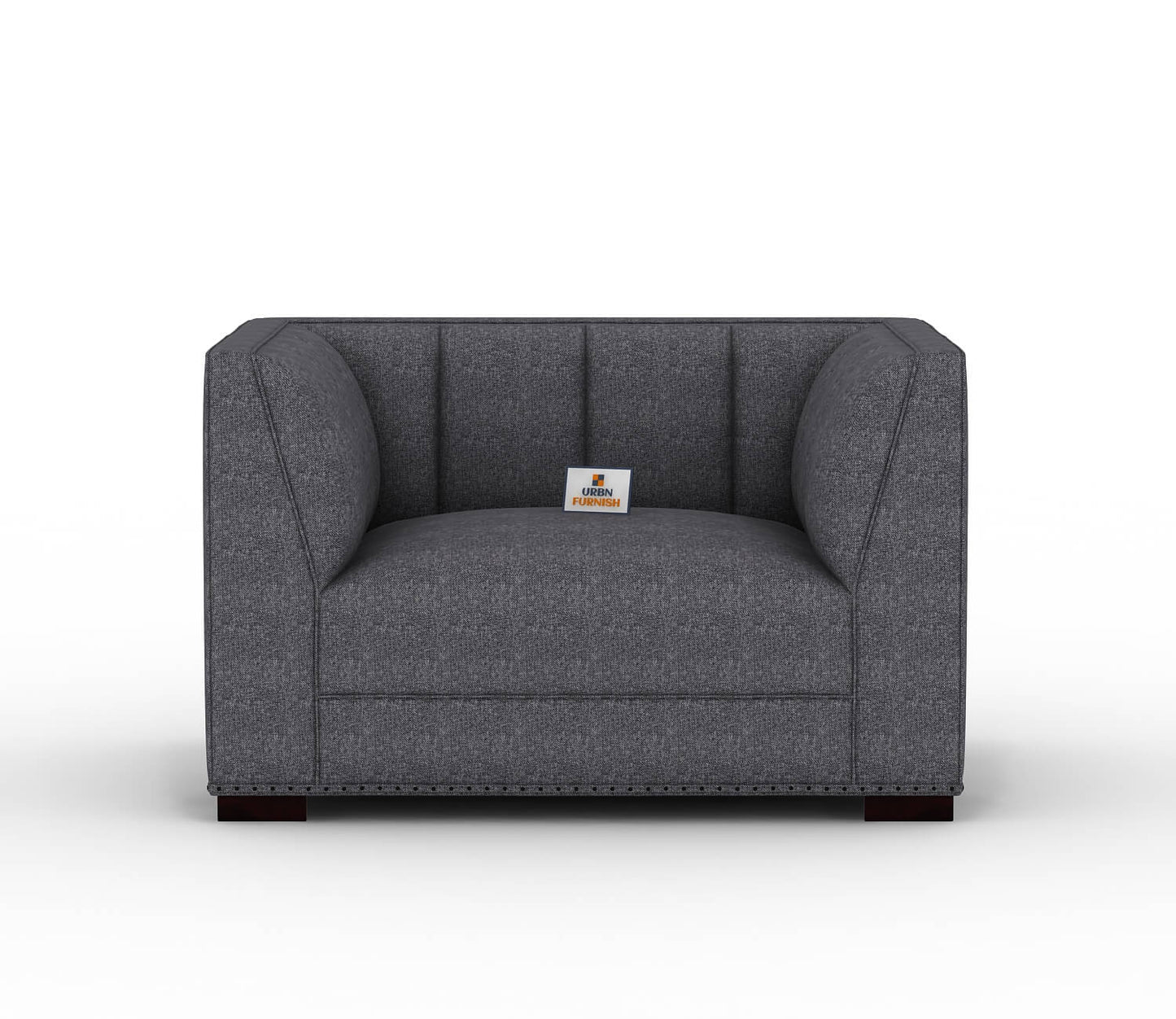 Belrose Fabric 1 Seater Sofa - Urbnfurnish