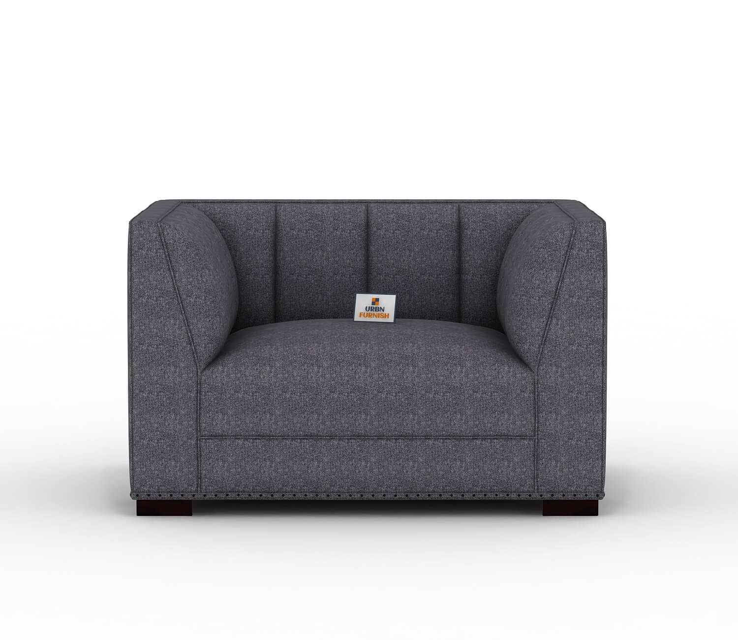 Belrose Fabric 1 Seater Sofa - Urbnfurnish