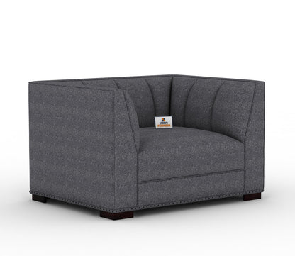 Belrose Fabric 1 Seater Sofa - Urbnfurnish