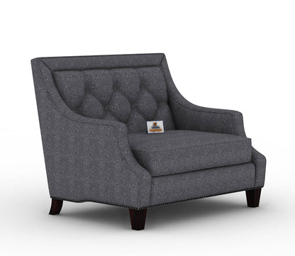 Merella Fabric 1 Seater Sofa - Urbnfurnish