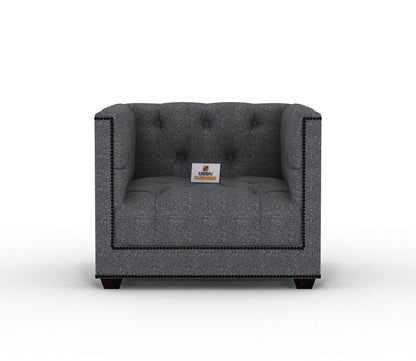 Ollie Fabric 1 Seater Sofa - Urbnfurnish