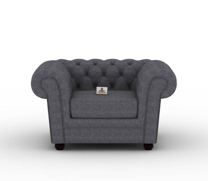 Eva Fabric 1 Seater Sofa - Urbnfurnish