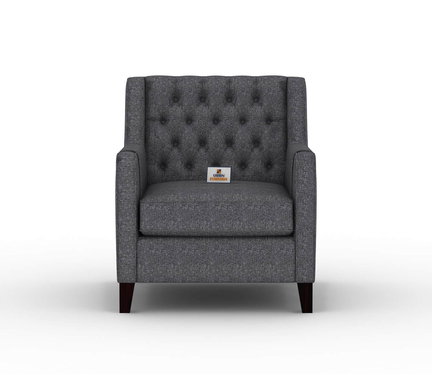 Dakota Fabric 1 Seater Sofa - Urbnfurnish