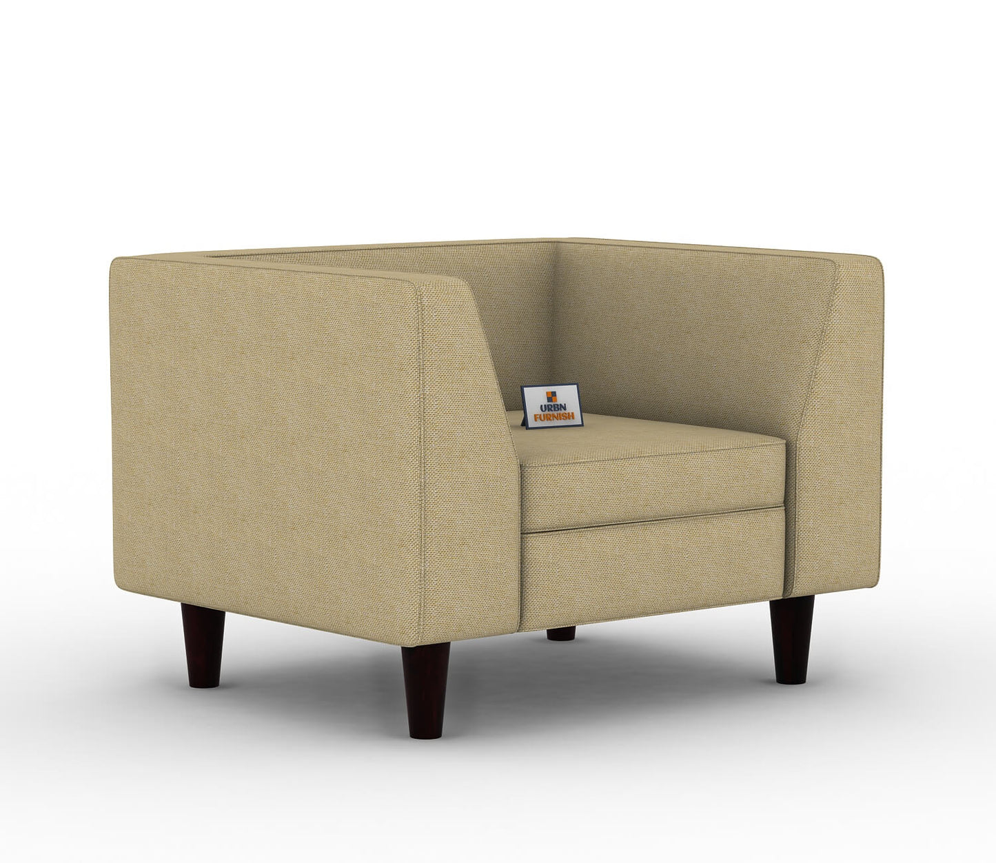 Forelsket Fabric 1 Seater Sofa - Urbnfurnish