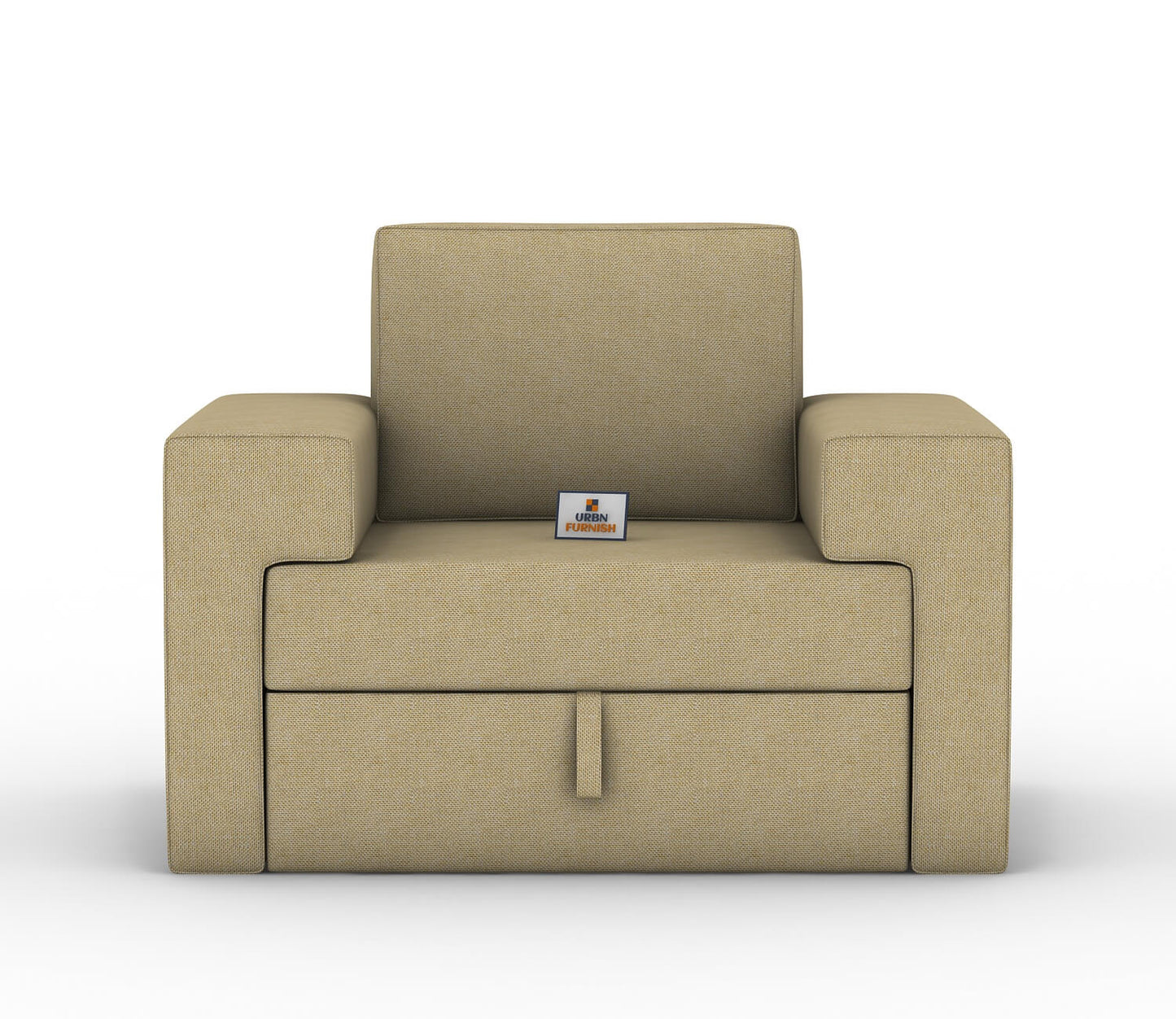 Mangata Fabric 1 Seater Sofa - Urbnfurnish