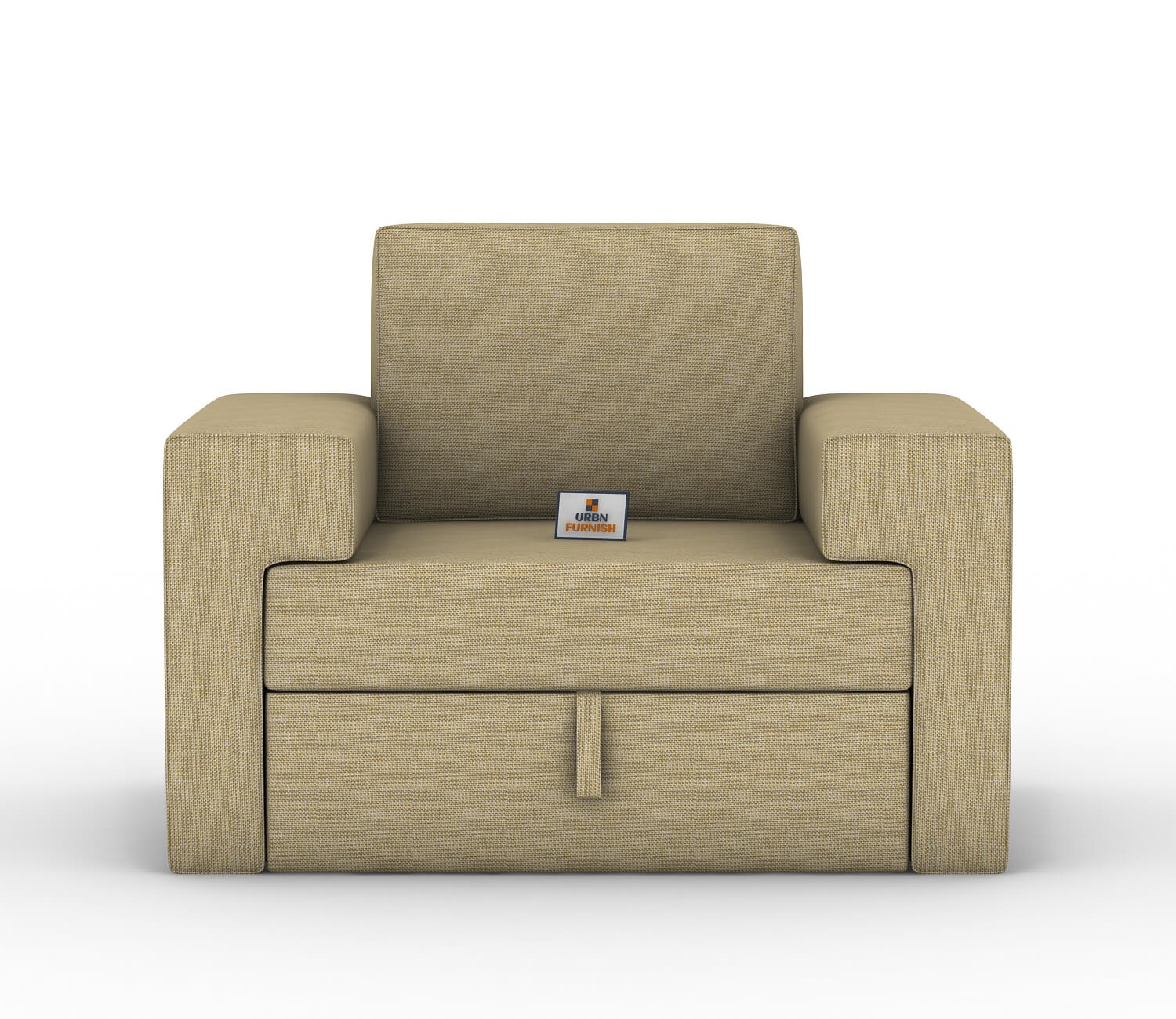 Mangata Fabric 1 Seater Sofa - Urbnfurnish