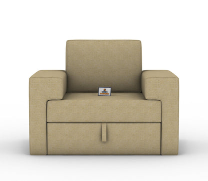 Mangata Fabric 1 Seater Sofa - Urbnfurnish
