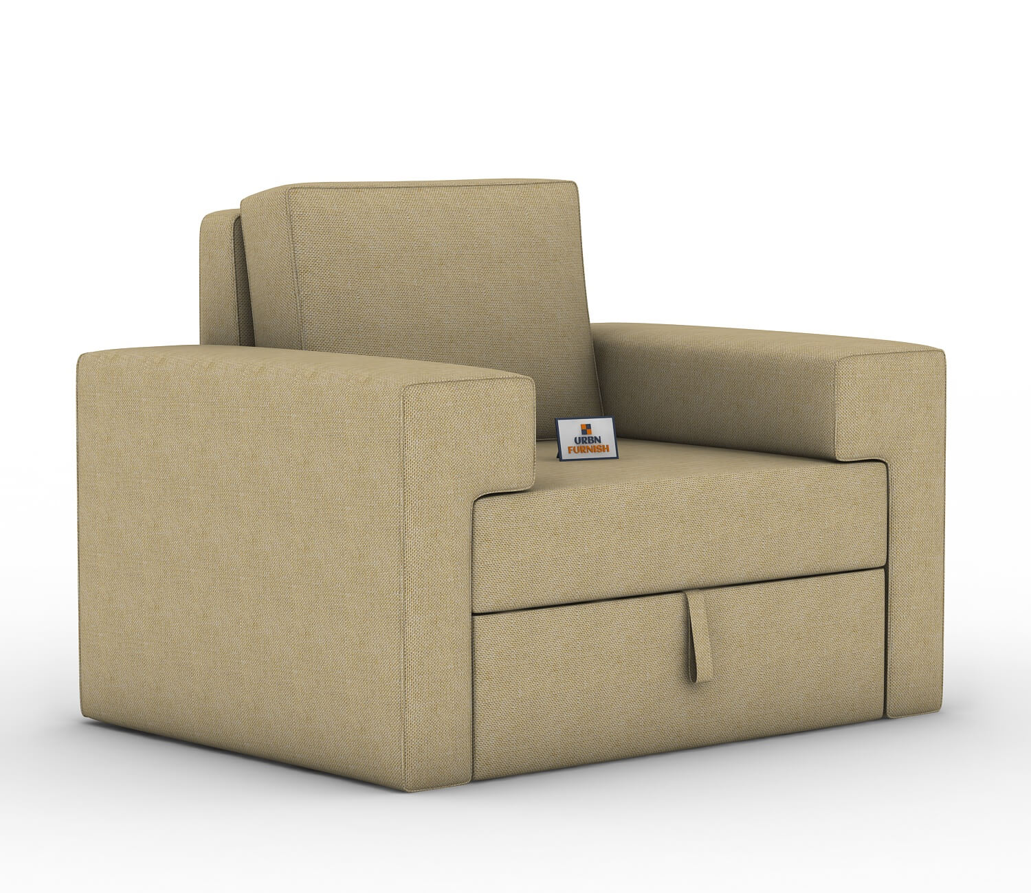 Mangata Fabric 1 Seater Sofa - Urbnfurnish