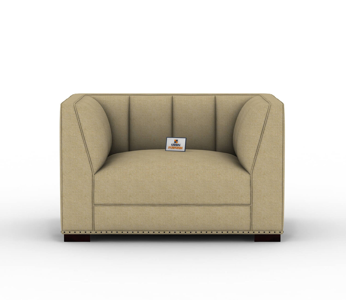Belrose Fabric 1 Seater Sofa - Urbnfurnish