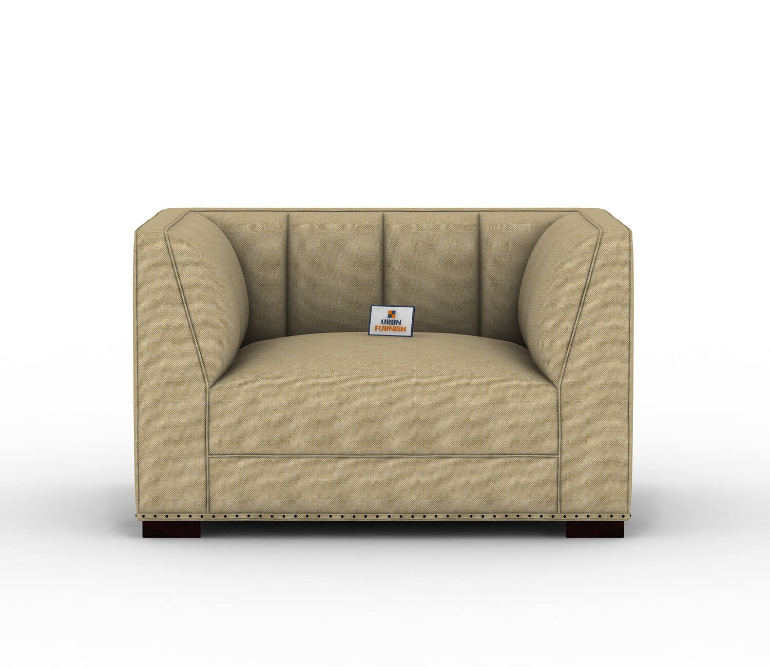 Belrose Fabric 1 Seater Sofa - Urbnfurnish