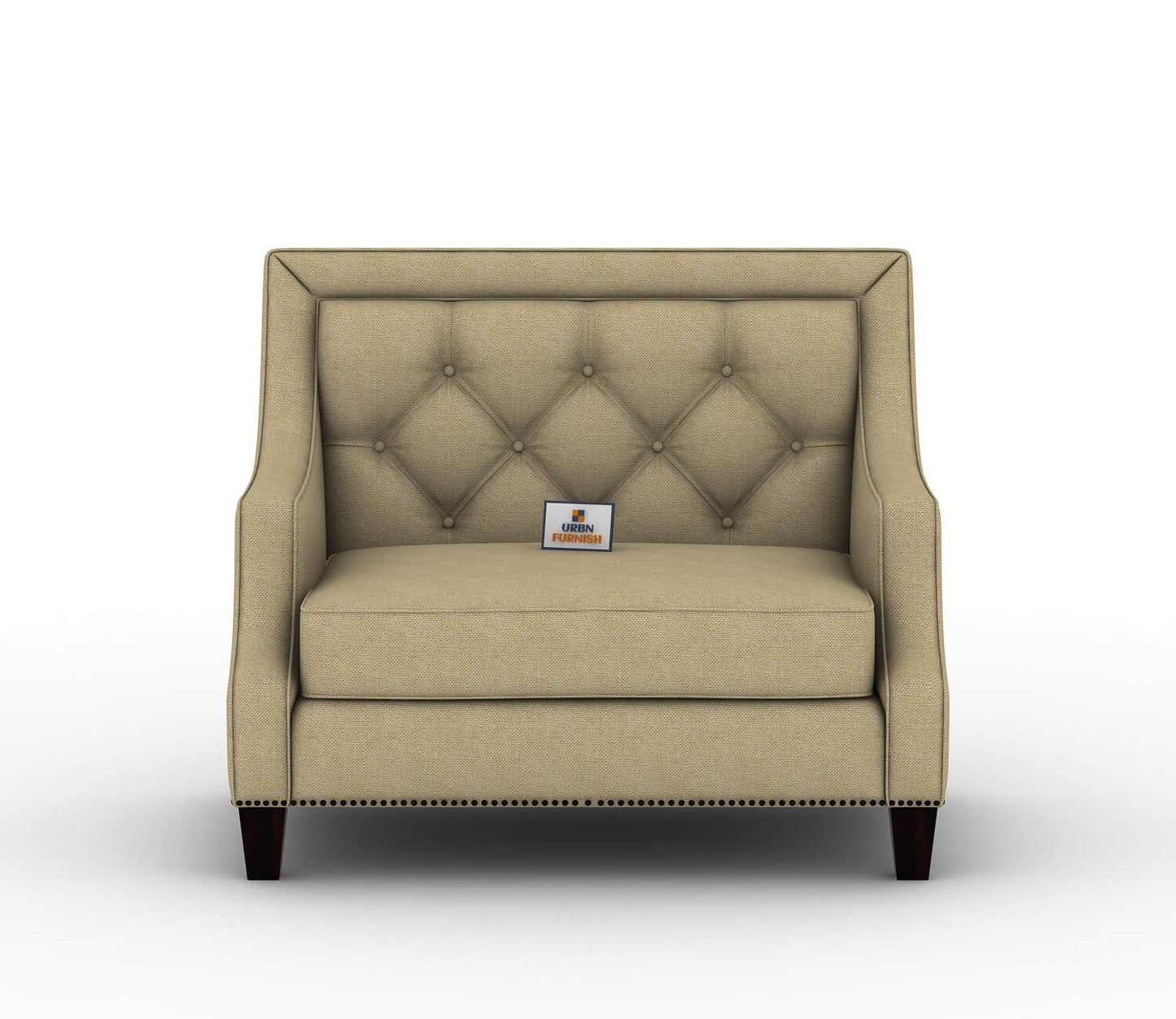 Merella Fabric 1 Seater Sofa - Urbnfurnish