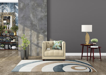 Ollie Fabric 1 Seater Sofa - Urbnfurnish