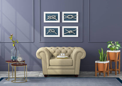 Eva Fabric 1 Seater Sofa - Urbnfurnish