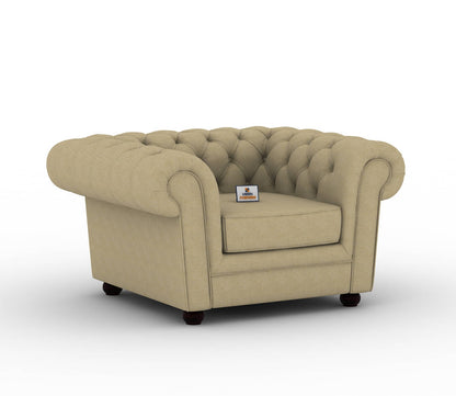 Eva Fabric 1 Seater Sofa - Urbnfurnish