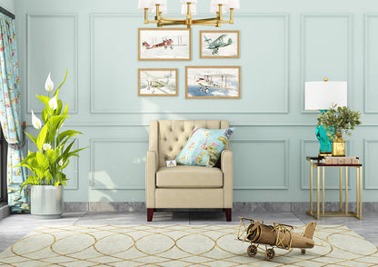 Dakota Fabric 1 Seater Sofa - Urbnfurnish