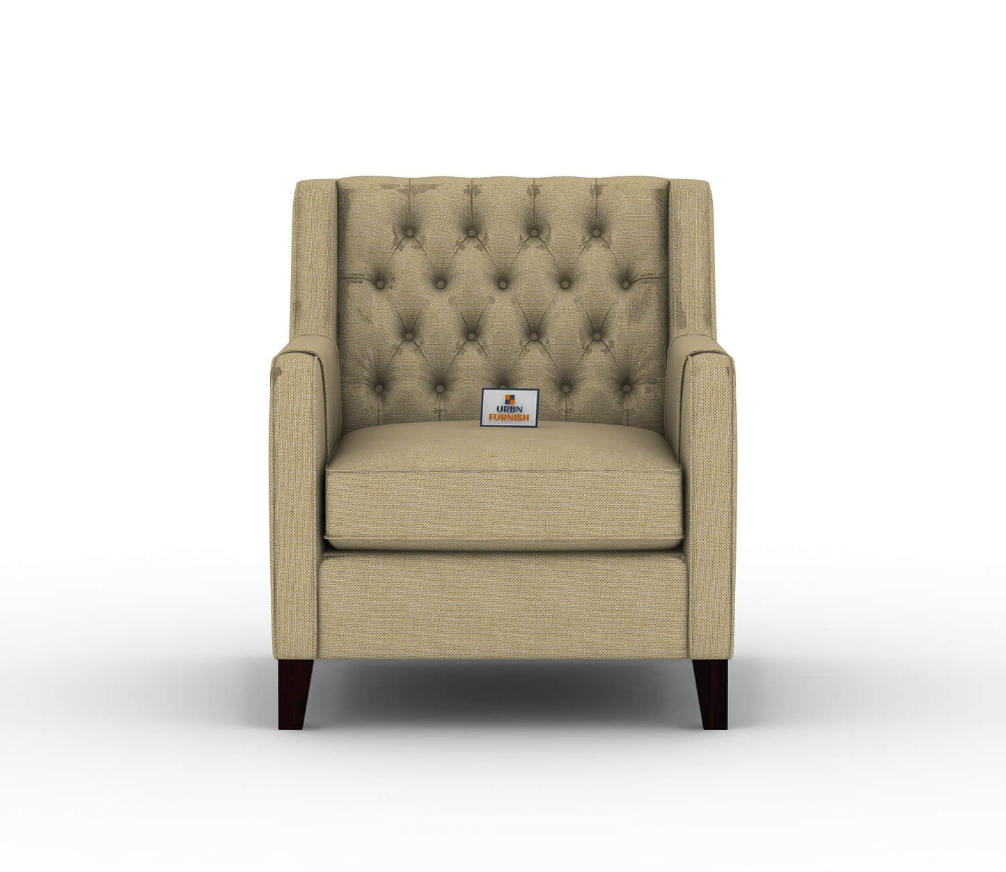 Dakota Fabric 1 Seater Sofa - Urbnfurnish