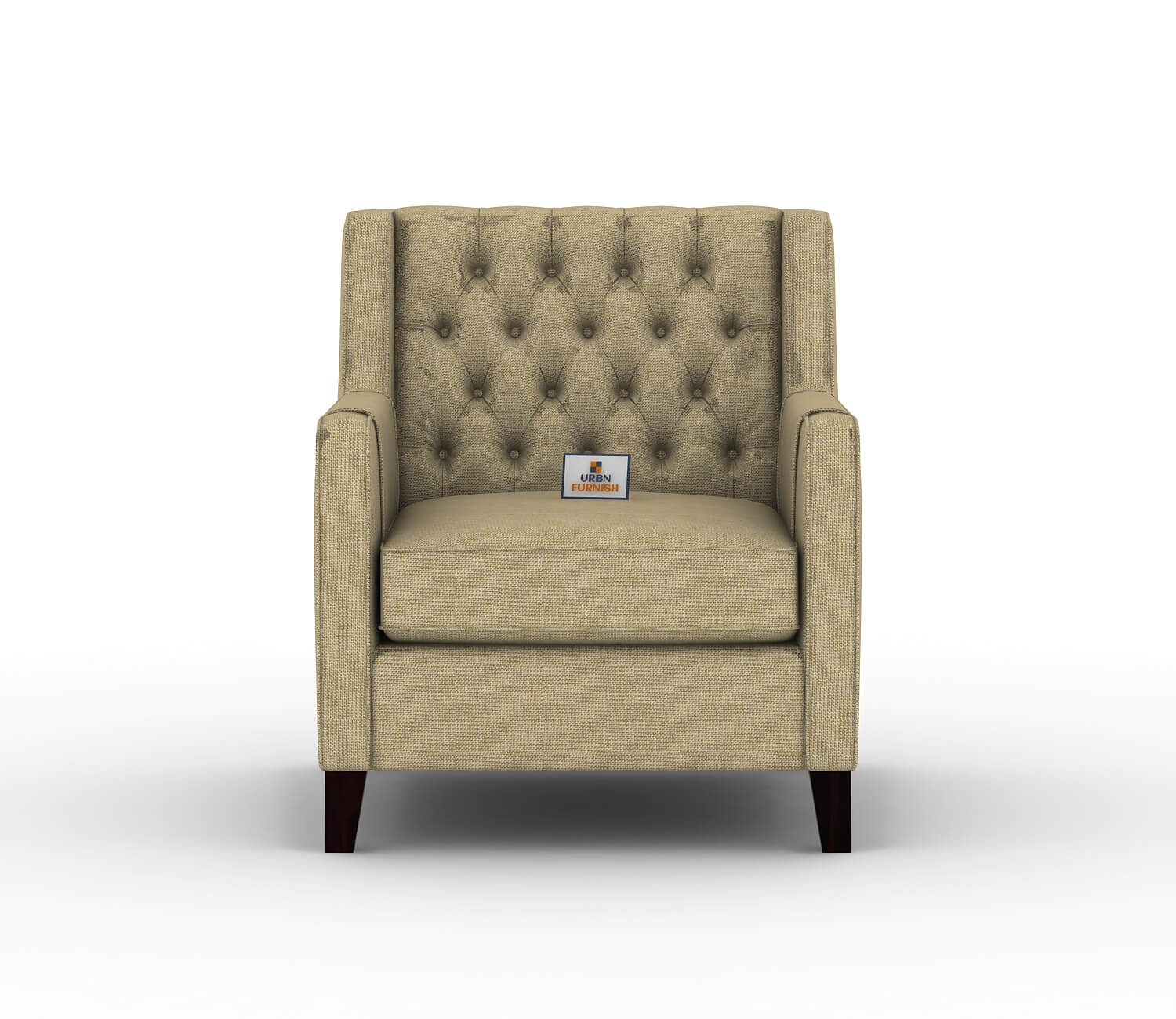 Dakota Fabric 1 Seater Sofa - Urbnfurnish
