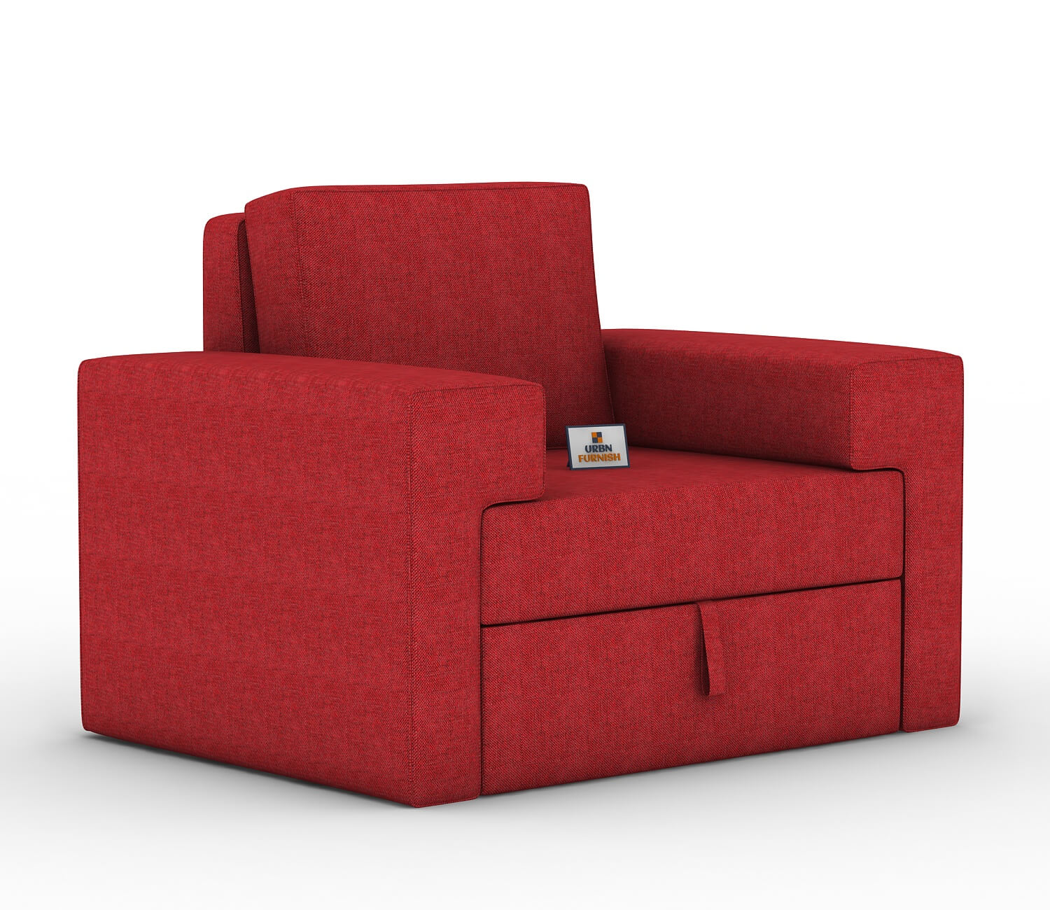 Mangata Fabric 1 Seater Sofa - Urbnfurnish