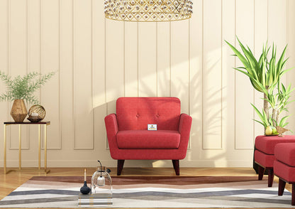Tivoli Fabric 1 Seater Sofa - Urbnfurnish