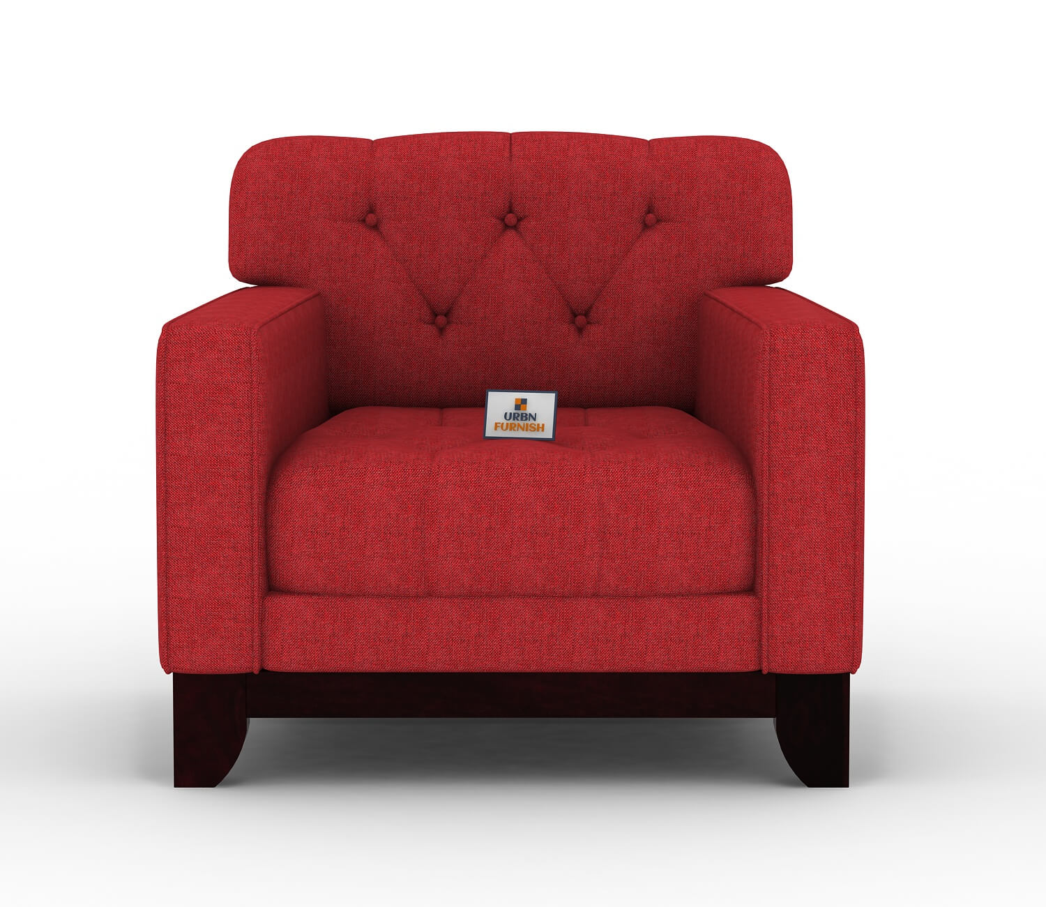 Bells Fabric 1 Seater Sofa - Urbnfurnish