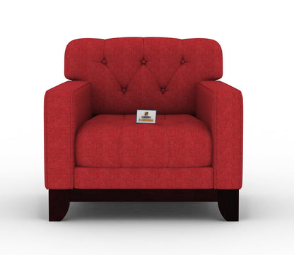 Bells Fabric 1 Seater Sofa - Urbnfurnish