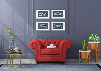 Eva Fabric 1 Seater Sofa - Urbnfurnish