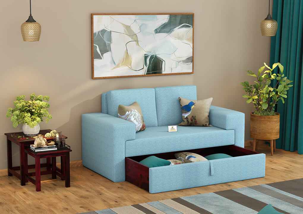 Mangata Fabric 2 Seater Sofa - Urbnfurnish