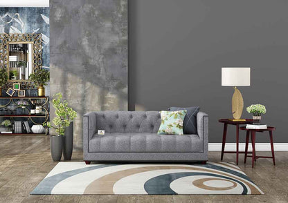 Ollie Fabric 2 Seater Sofa - Urbnfurnish